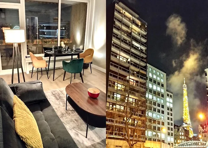 Large Apartment 55 M² ,View & Terrace Paris